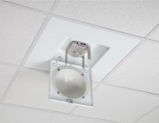Model 1055 AN Suspended Ceiling Enclosure The Model 1055 AN wireless LAN access point enclosure is a locking, 2 x 2 ceiling tile enclosure designed specifically for the Aruba Networks access points