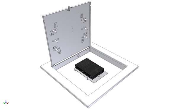 Model 1059 MIMO Suspended Ceiling Enclosure The Model 1059-MIMO wireless LAN access point enclosure is a locking 2 x 2 ceiling tile enclosure designed specifically for the Extreme Networks Altitude