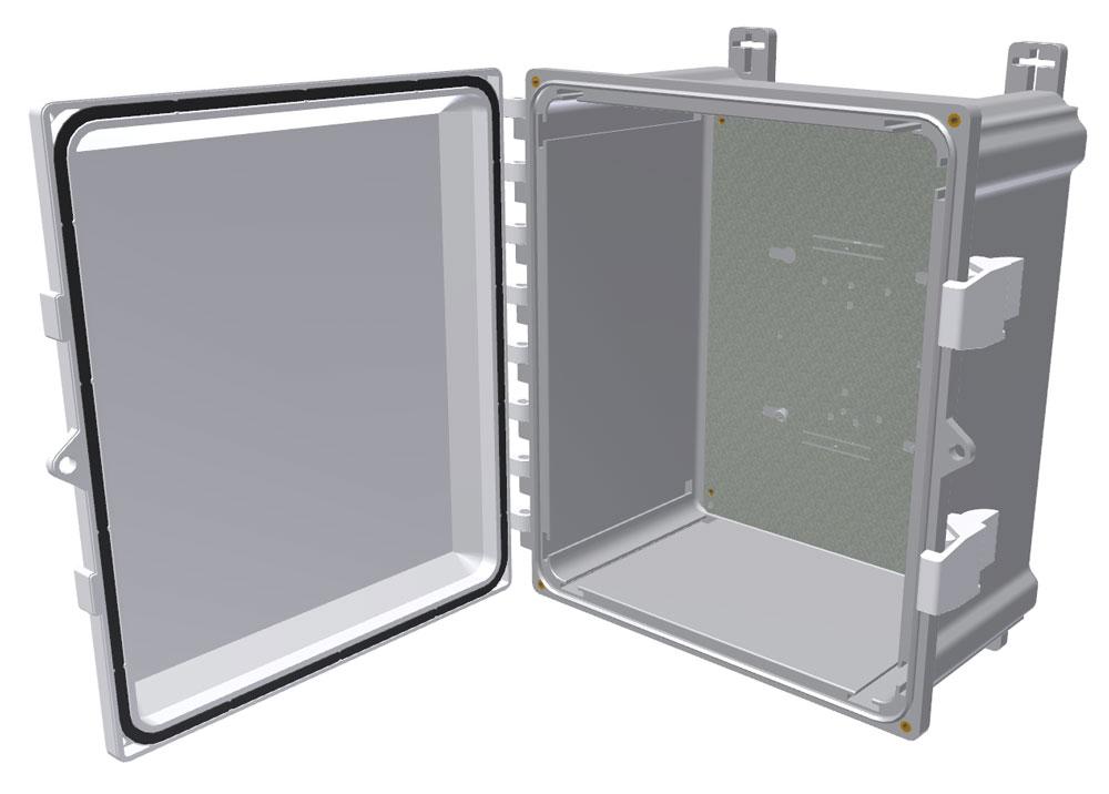 Model 1026 00 NEMA Enclosure for Wireless APs Hinged Cover The Model 1026 00 is a compact NEMA enclosure designed to protect wireless LAN access points from most vendors in challenging indoor/outdoor