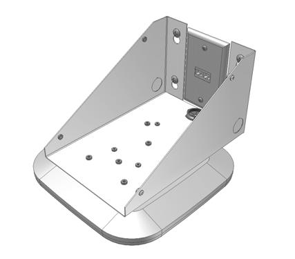 Oberon s Model 1029 00 wireless LAN access point wall mount bracket is designed to mount and secure access points from most manufacturers in areas were wall mounting is required.