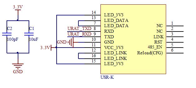4.3 Hardware to RJ45 Light Diagram 4-4 Hardware to RJ45