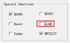 5.2 Link The Link pins for the module to establish a communication connection status indicates pin, establish the communication Link pin will output low level, no connection is established, output