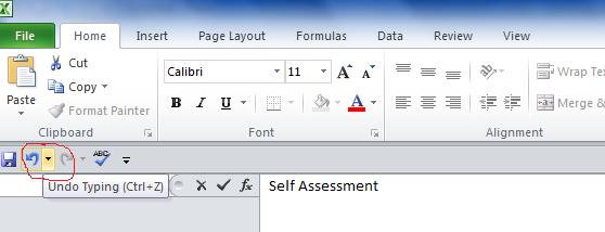 the location that you double-clicked. The cell contents are also displayed in the formula bar. Click the cell that contains the data that you want to edit, and then click anywhere in the formula bar.