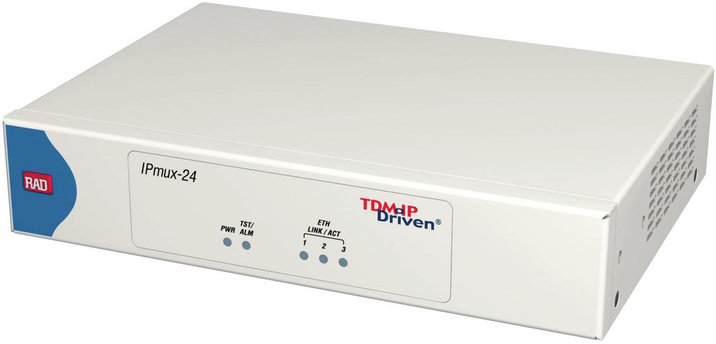 IPmux-24 TDM circuit emulation over packet-switched networks Comprehensive support for pseudowire/circuit emulation standards including TDMoIP, CESoPSN, SAToP and HDLCoPSN Industry-leading adaptive