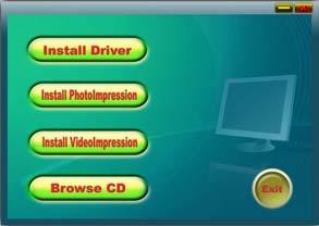 Software Installation and Use Introduction interface for software installation: 1. Put the installation CD among the accessories into the CD diver of the computer. 2.