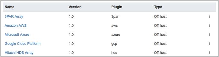Deploying CloudPoint Deploying the on-host plug-ins 17 On the left side of any CloudPoint page, click Agents.