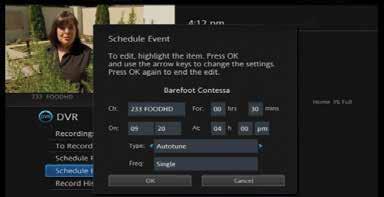 Schedule Event You can create reoccurring Reminder and Autotune Timers through Scheduled Events.