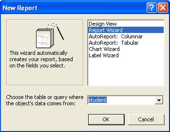 Introduction to Form 1. In the database window click Reports under Objects. 2.
