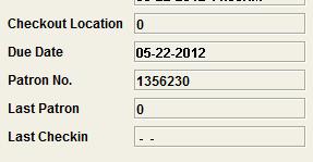is listed in the fixed fields, under the Date Due field. The number does not begin with p and only shows 7 digits.