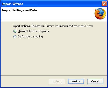Chapter 12 Lab/Student The Completing the Mozilla Firefox Setup Wizard window appears. The default is Launch Mozilla Firefox now.