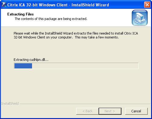Chapter 5 Lab/Student Step 2 Click Next when the InstallShield Wizard window opens.