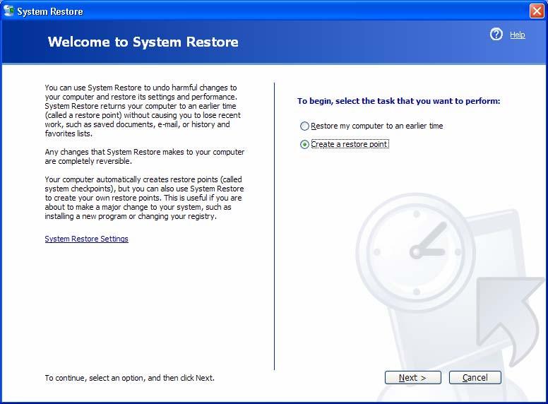 Chapter 5 - Lab/Student 5.6.2 Lab: Restore Points Introduction Print and complete this lab. In this lab, you will create a restore point and return your computer back to that point in time.