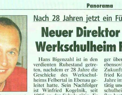 Example: Newspaper Werner