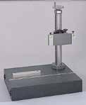 on the surface roughness) Stylus tip Radius: 25µm, carbide tip Base size (W x ): Base material: : Power supply: Power consumption: 23.6 x 17.
