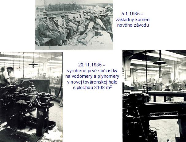 UTB ve Zlíně, Fakulta technologická 47 3.2 História podniku Prvý základný kameň podniku bol založený 5. januára 1935. Majiteľom podniku bola firma Michera A.G.