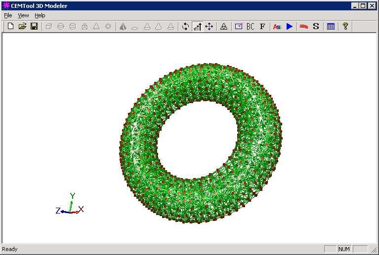 GUI 3D FEM Solver Made by SolidWorks CEMTool GUI 3D FEM solver has almost the same structure as CEMTool GUI 2D FEM solver.