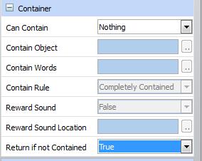 Click on the ellipses box next to Contain Object 11.