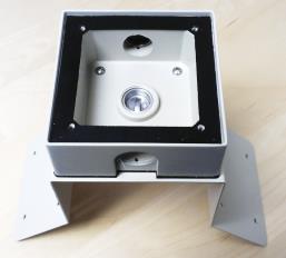 (Junction box adapter) MD-WMT2 (MegaDome wall mount) A 4.
