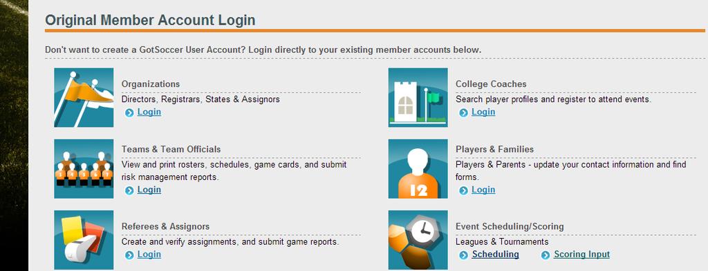 New Teams Your must have a Got Soccer Team Account.