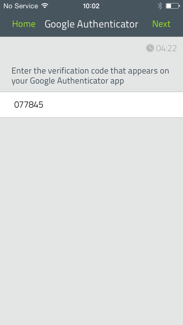 Resetting your Password or Unlocking your account using Google Authenticator From the Manage Engine Self Service App please select