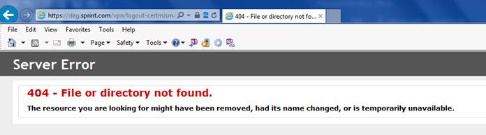 Click on the file and Run as Administrator - Retry 404 File or directory not found This issue typically occurs when