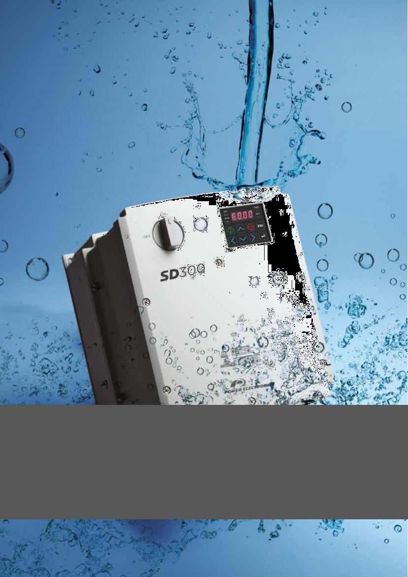 THE DRIVE FOR HARSH ENVIRONMENTS Protected against fine dust and high pressure water jets.