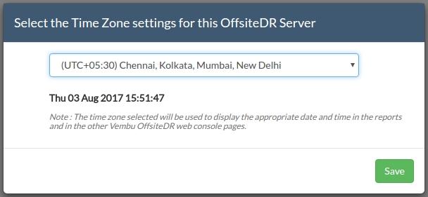 Give an unique Vembu OffsiteDR ID, by default it takes the hostname and machine name as ID.