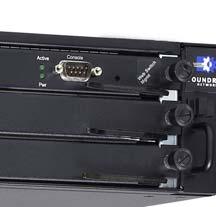 C10Gx2P comes pre-equipped with a WSM7 application switch management module, featuring three dedicated, high-performance,