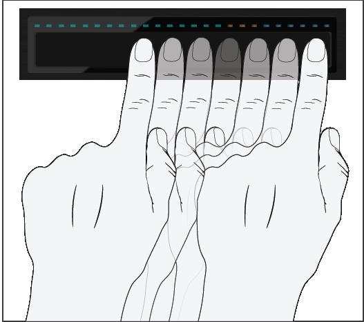Using Your D2 Getting Advanced Using Touch Strip 4.