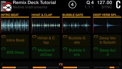 Using Your D2 Getting Advanced Remixing with Remix Decks The Remix set is loaded to Deck C.