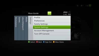 Xbox 360 1. Connect to the SVSU-Media-Gaming network. 2.