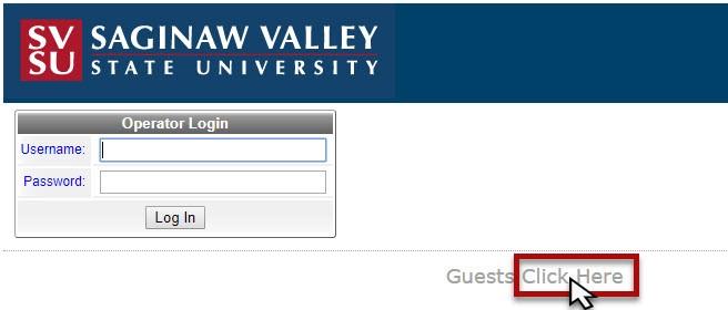On the guest's computer or device, connect to the SVSUGuest wireless network. 2.