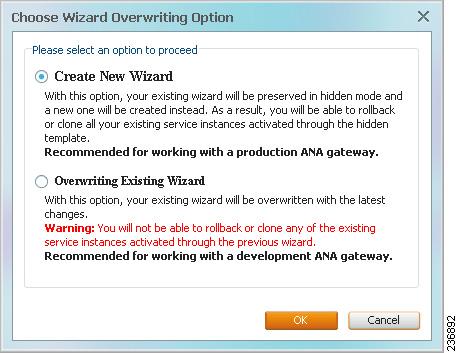 Chapter 3 Wizard Validation Messages Figure 3-14 Upload Wizard Metadata to Gateway Message Window Step 7 Step 8 Step 9 If you are uploading to a wizard directory item with a wizard associated to it,