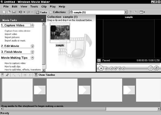 Create a New Project in Windows Movie Maker Create a New Project in Windows Movie Maker 1. Choose Start All Programs Accessories Windows Movie Maker to open the Movie Maker window. 2.