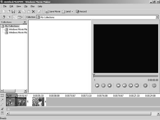Edit a Movie Timeline Edit a Movie Timeline 1. With Windows Movie Maker displayed and a project open on the Storyboard, choose View Timeline. 2.