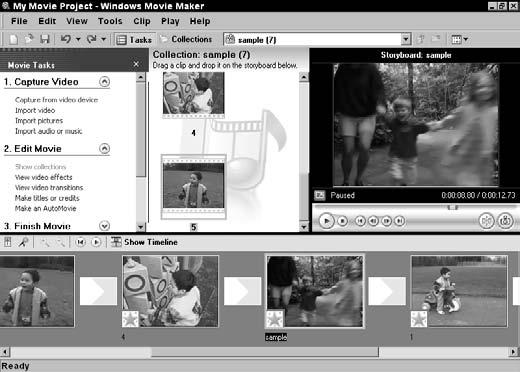 Organize Clips in a Storyboard Organize Clips in a Storyboard 1.