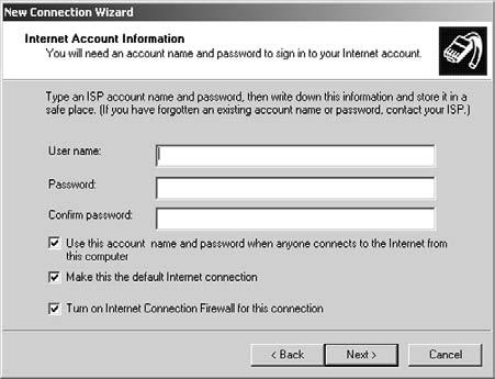 Set Up a Dial-Up Connection to an Existing ISP Account Manually Set Up a Dial-Up Connection to an Existing ISP Account Manually 1. Choose Start My Network Places. 2.