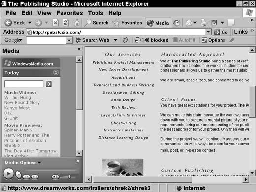 Chapter 5: Browsing the Web with Internet Explorer Customize Internet Explorer 1. Open IE. 2. In the resulting default home page (www.msn.