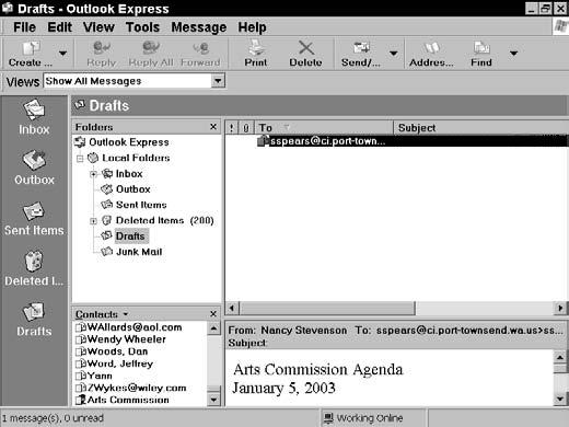 Customize the Outlook Express Window Layout Customize the Outlook Express Window Layout 1. Choose View Layout to open the Window Layout Properties dialog box. 2.