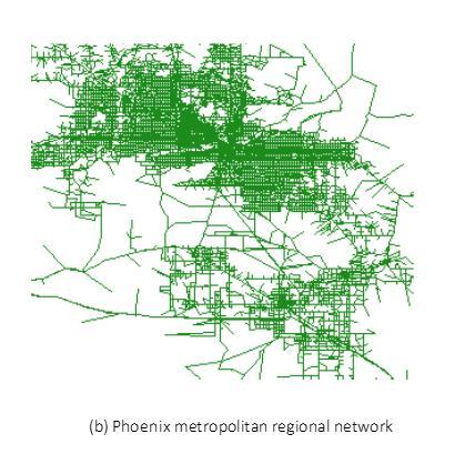 Results for the Phoenix network with,777 transportation nodes and,879 links Test case number Number of iterations Number of passengers Number of vehicles LB UB Gap (%) Number of
