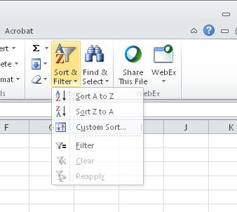 about how Excel and Microsoft Access work together, rather than information on tables or lists. 2. Organizing Data 2.1.