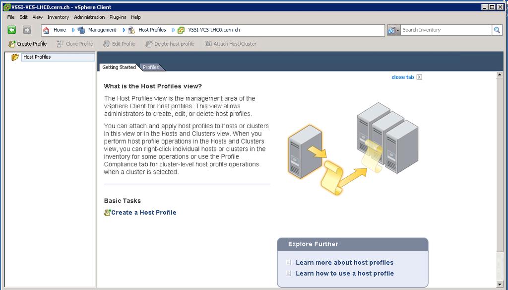 VM Storage Profiles To define the storage capabilities required by the virtual