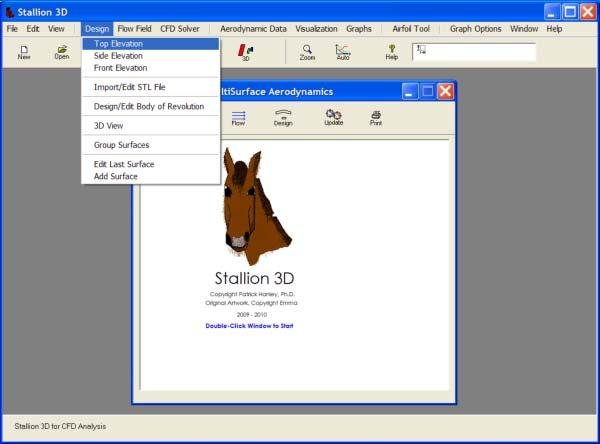 Please note that geometries can also be entered into Stallion 3D using.stl files created in a CAD software package. 2.
