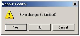 To confirm the changes, click Yes. To exit the program without saving the changes, click No. The utility window will close.