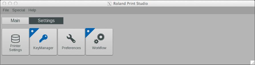 Launch Rolandprintstudio RIP software. 7.