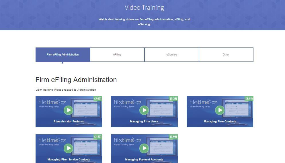 3. Videos You can access all our training videos on the Videos page.