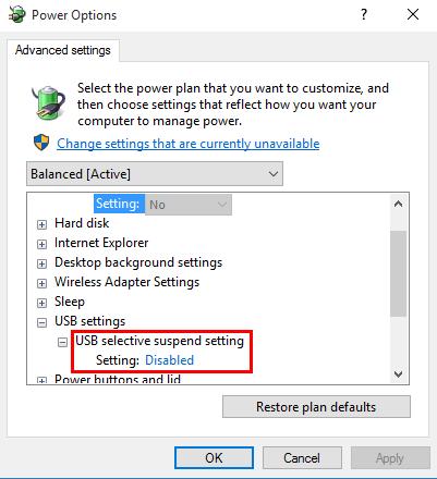 a. Click on Change Plan Settings 2. Select Never for Put the computer to sleep for al
