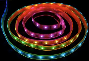 Parts LED Strip 16.5mm wide, 4mm thick 32 LEDs per meter Can be cut down to 2 LEDs (2.