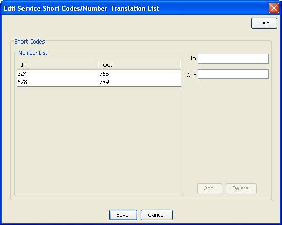 Chapter 2 Commercial In Confidence Number Translation List, Continued Editing numbers Follow these steps to edit the numbers on the Number Translation List.