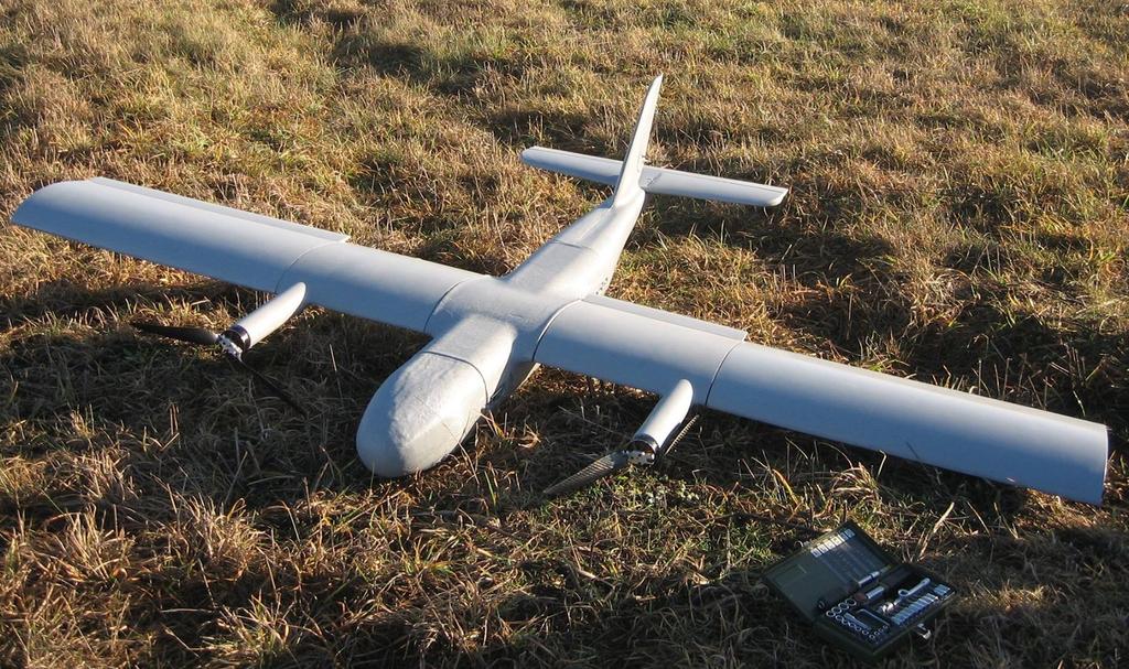 Figure 3: Spartan - Fixed-wing UAV used for data collection 3 Figure 4: Correlation coefficient values when matching map with aerial imagery on all heading angles.